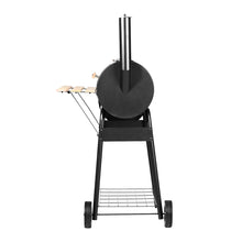 Load image into Gallery viewer, Grillz 2-in-1 Offset BBQ Smoker - Black
