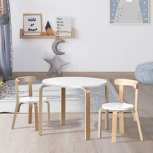 Load image into Gallery viewer, Keezi Nordic Kids Table Chair Set 3PC Desk Activity Study Play Children Modern