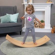 Load image into Gallery viewer, Best Balance Board for kids and adults, handmade European Baltic birch wood ideal for balance, exercise, yoga, play and fun