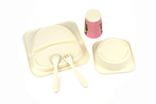 Load image into Gallery viewer, Bamboo Kids Owl themed dinnerware 5pcs-Owl