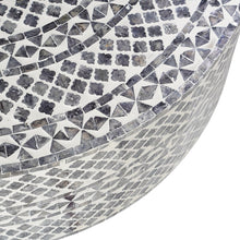 Load image into Gallery viewer, DIAMOND MOTHER OF PEARL COFFEE TABLE BLACK VC2BLK