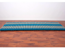 Load image into Gallery viewer, Thai kapok cushion Day bed Roll Out Mattress Foldout Mat relaxation, day bed, camping or Yoga Matt Natural Kapok Filled_ 80 x 200 cm BLUE