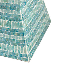 Load image into Gallery viewer, Turquoise Morocco Shell Side Table