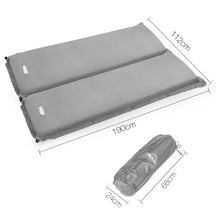 Load image into Gallery viewer, Weisshorn Self Inflating Mattress Camping Sleeping Mat Air Bed Pad Double Grey 10CM Thick