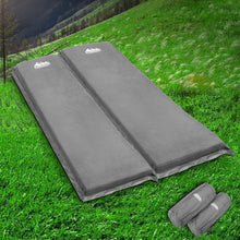 Load image into Gallery viewer, Weisshorn Self Inflating Mattress Camping Sleeping Mat Air Bed Pad Double Grey 10CM Thick