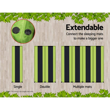 Load image into Gallery viewer, Self Inflating Mattress Camping Sleeping Mat Air Bed Pad Single Green.