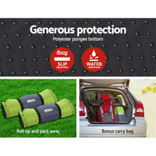 Load image into Gallery viewer, Weisshorn Self Inflating Mattress Camping Sleeping Mat Air Bed Pad Double Green