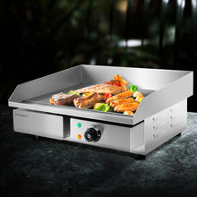 Load image into Gallery viewer, Devanti Commercial Electric Griddle BBQ Grill Pan Hot Plate Stainless Steel