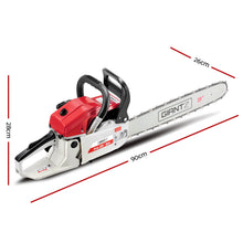 Load image into Gallery viewer, Giantz 58CC Commercial Petrol Chainsaw - Red & White