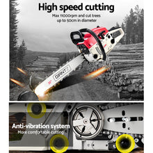 Load image into Gallery viewer, Giantz 58CC Commercial Petrol Chainsaw - Red & White