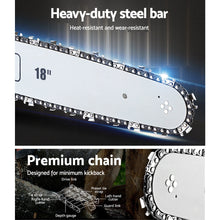 Load image into Gallery viewer, Giantz Petrol Chainsaw Commercial E-Start 18''