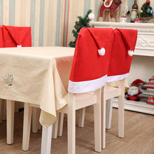 Load image into Gallery viewer, Christmas Chair Seat Cover Decoration Xmas Dinner Party Santa Gift-Large Chair deco