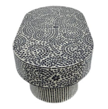 Load image into Gallery viewer, FLORAL MOTHER OF PEARL COFFEE TABLE