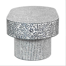Load image into Gallery viewer, FLORAL MOTHER OF PEARL COFFEE TABLE
