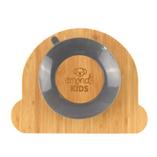 Load image into Gallery viewer, Toddlers mealtime Plate 100% sustainable bamboo-Rainbow Plate with Suction