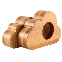 Load image into Gallery viewer, Toddlers mealtime Egg holders 100% sustainable bamboo Cloud Dippy Cups (Set of 2)