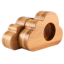 Load image into Gallery viewer, Toddlers mealtime Egg holders 100% sustainable bamboo Cloud Dippy Cups (Set of 2)