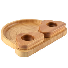 Load image into Gallery viewer, Toddlers mealtime Egg holders 100% sustainable bamboo Cloud Dippy Cups (Set of 2)