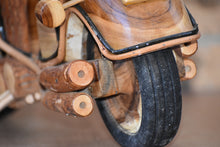 Load image into Gallery viewer, Fathers Day Gift Motorbike wooden 52 cm sculpture model hand made replica 1/5th scale Cruiser motorbike.
