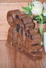 Load image into Gallery viewer, Mothers Day Gift Wooden carved LOVE words decoration 33 cm long
