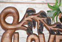 Load image into Gallery viewer, Mothers Day Gift Wooden carved LOVE words decoration 33 cm long