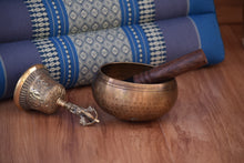 Load image into Gallery viewer, Thai kapok cushion Thai Triangle Pillow Backrest Cushion Kapok Filled_Light BLUE or RED