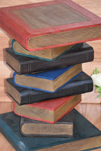 Load image into Gallery viewer, Side Table, corner Stool, Plant Stand Raintree Wood Natural Finish-Book Stack-Colour finish..