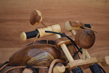 Load image into Gallery viewer, Fathers Day Gift Wood Motor bike model carved large 65cm length-YES sixty five cm !