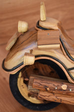 Load image into Gallery viewer, Fathers Day Gift Wood Motor bike model carved large 65cm length-YES sixty five cm !