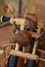 Load image into Gallery viewer, Fathers Day Gift Wood Motor bike model carved large 65cm length-YES sixty five cm !