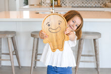 Load image into Gallery viewer, Toddlers mealtime Plate 100% sustainable bamboo Gingy the Gingerbread Man