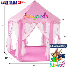 Load image into Gallery viewer, Princess Indoor Playhouse Toy Play Tent for Kids Toddlers and Carry Bag (Pink)