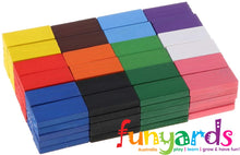 Load image into Gallery viewer, Mini wooden building blocks,120 Piece 12 Colours, made from New Zealand Pine block building toy