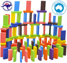 Load image into Gallery viewer, Mini wooden building blocks,120 Piece 12 Colours, made from New Zealand Pine block building toy