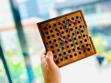 Load image into Gallery viewer, Snakes and Ladders - wooden board game, family game for kids, table game