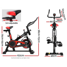 Load image into Gallery viewer, Spin Bike Exercise Bike Flywheel Fitness Home Commercial Workout Gym Holder