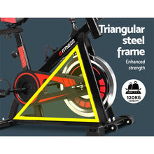 Load image into Gallery viewer, Spin Bike Exercise Bike Flywheel Fitness Home Commercial Workout Gym Holder
