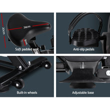 Load image into Gallery viewer, Spin Exercise Bike Flywheel Fitness Commercial Home Workout Gym Phone Holder Black