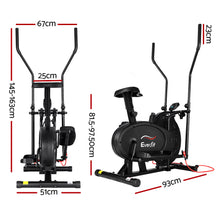 Load image into Gallery viewer, Everfit 4in1 Elliptical Cross Trainer Exercise Bike Bicycle Home Gym Fitness Machine Running Walking