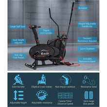 Load image into Gallery viewer, Everfit 4in1 Elliptical Cross Trainer Exercise Bike Bicycle Home Gym Fitness Machine Running Walking