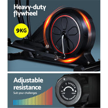 Load image into Gallery viewer, Everfit Elliptical Cross Trainer Exercise Bike Fitness Equipment Home Gym Black