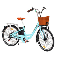 Load image into Gallery viewer, Phoenix 26 inch Electric Bike City Bicycle eBike e-Bike Urban Blue