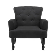 Load image into Gallery viewer, Artiss French Lorraine Chair Retro Wing - Black