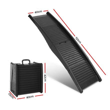 Load image into Gallery viewer, i.Pet Dog Ramp Dog Steps Pet Car Suv Travel Stair Foldable Portable Ladder Plastic-1