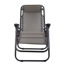 Load image into Gallery viewer, Gardeon Set of 2 Zero Gravity Chairs Reclining Outdoor Furniture Sun Lounge Folding Camping Lounger Grey