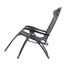 Load image into Gallery viewer, Gardeon Set of 2 Zero Gravity Chairs Reclining Outdoor Furniture Sun Lounge Folding Camping Lounger Grey