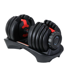 Load image into Gallery viewer, Everfit 24kg Adjustable Dumbbell Set Weight Dumbbells Plates Gym Exercise Fitness