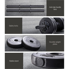 Load image into Gallery viewer, Everfit 12KG Dumbbell Set Dumbbells Weight Plates Home Gym Fitness Exercise