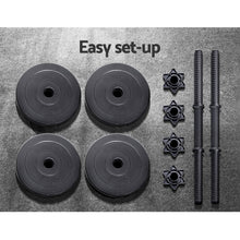 Load image into Gallery viewer, Everfit 12KG Dumbbell Set Dumbbells Weight Plates Home Gym Fitness Exercise