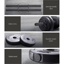 Load image into Gallery viewer, Everfit 17KG Dumbbells Dumbbell Set Weight Plates Home Gym Fitness Exercise